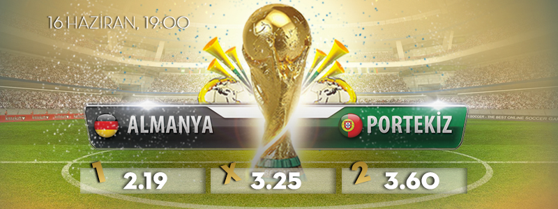 Almanya Portekiz – İran Nijerya – Gana ABD Maçları Bets10 Oranları