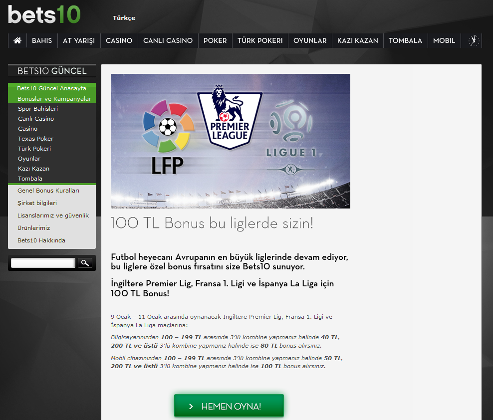 Mılan-Inter Maçına Bets10 Mobilde 100 TL